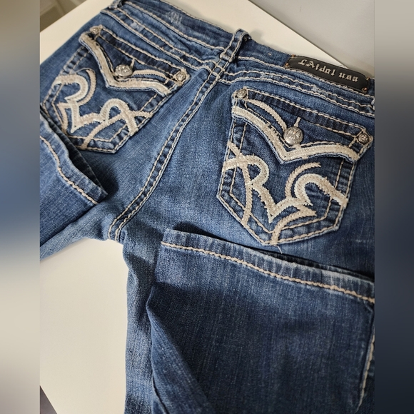 L.A. Idol USA Jeans Size 13 - 34in - Picture 7 of 8